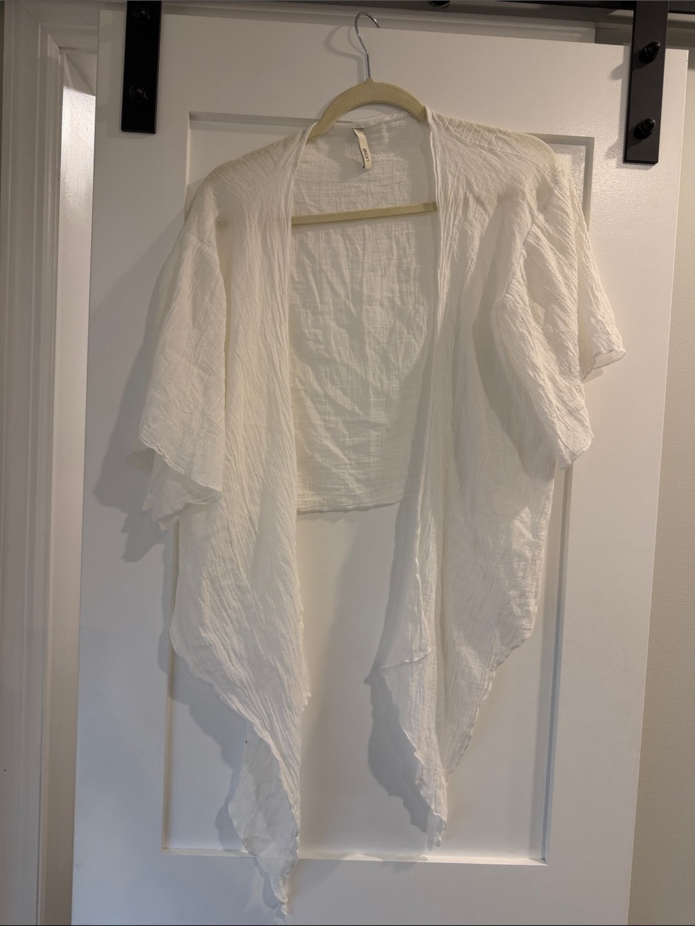 Linen coverup top